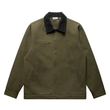 Canvas Cord Collar Jacket Homme - As Colour